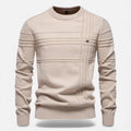 Maglione da uomo slim fit in maglia strutturata