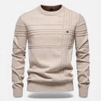 Maglione da uomo slim fit in maglia strutturata
