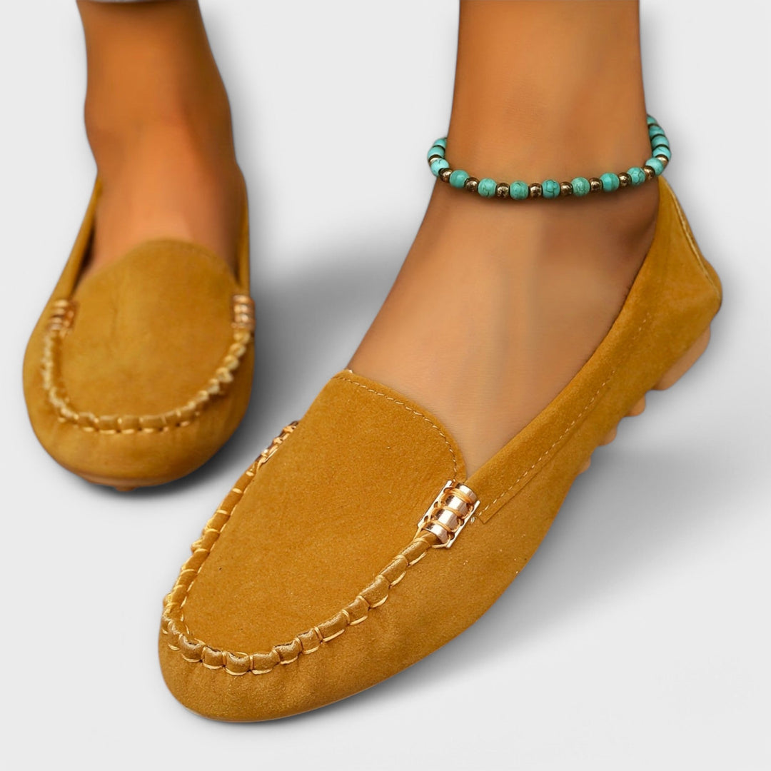 Mocasines tipo mocasín sin cordones