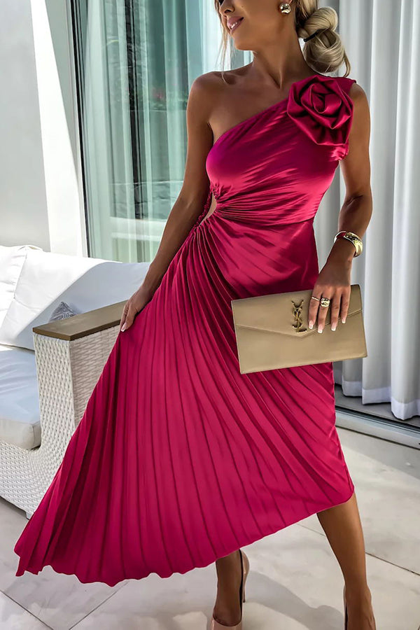 Vestido midi floral para invitadas de boda en bodas de jardín