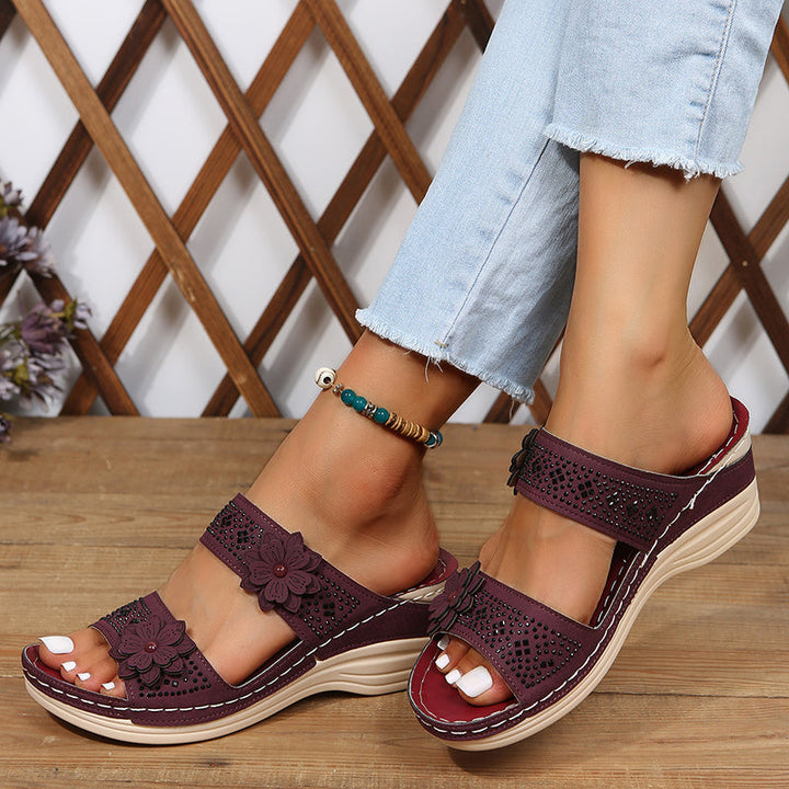 Wedge Slide Comfort Sandals