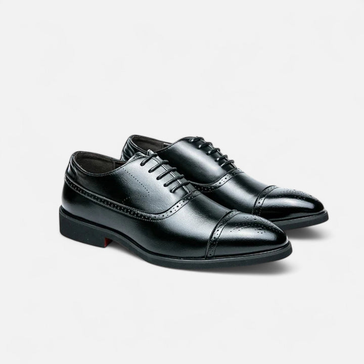 Zapatos formales tallados para hombre con suela antideslizante