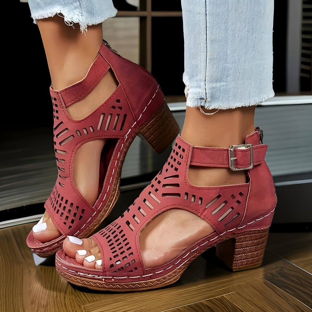 Elegant Block Heel Sandals