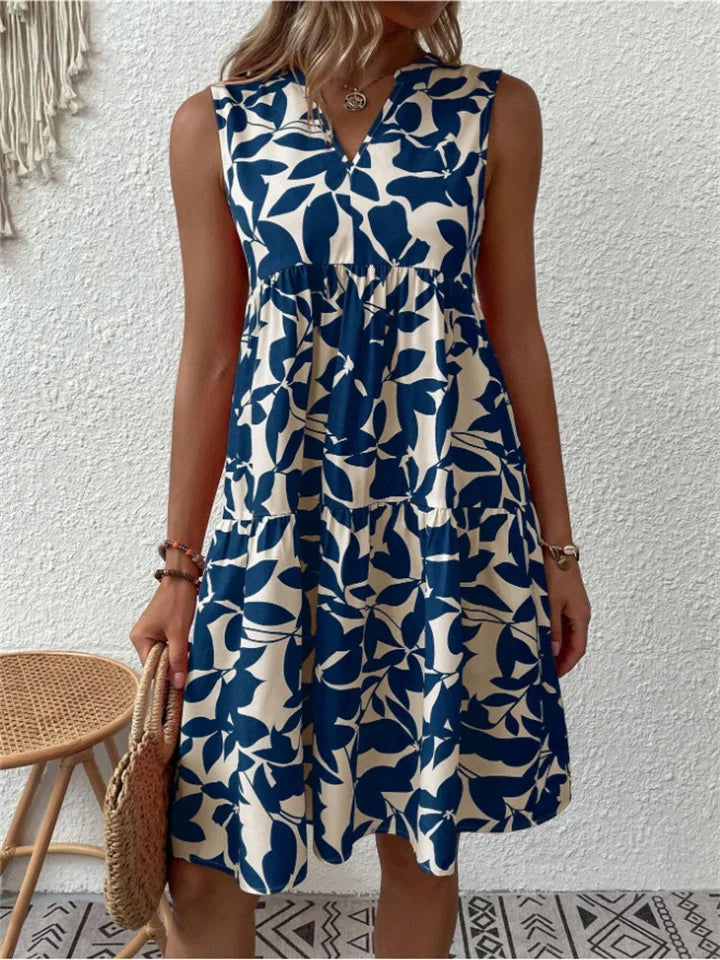 Blooming Flowy Mini Dress