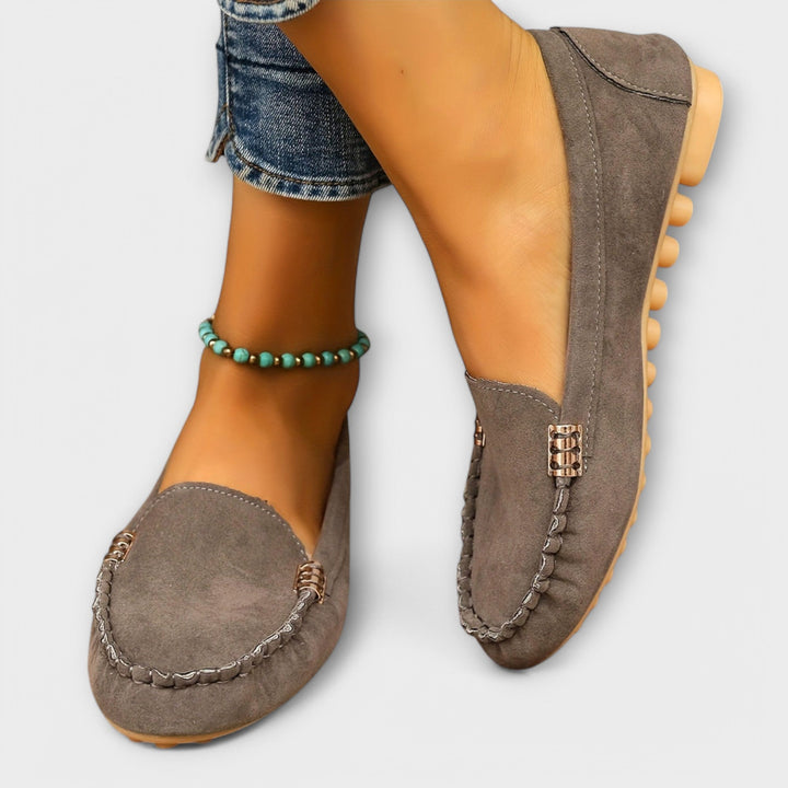 Mocasines tipo mocasín sin cordones
