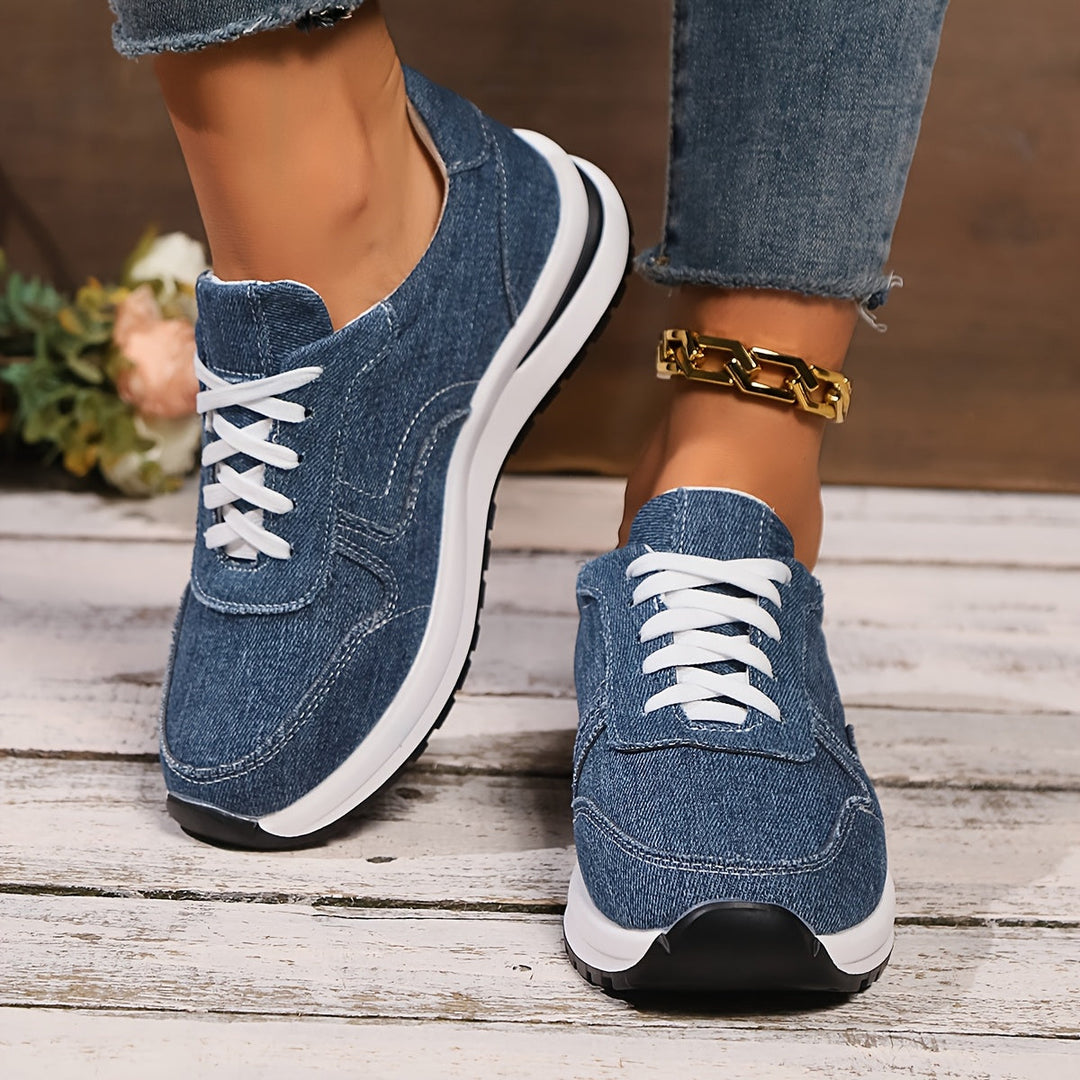 Zapatillas ortopédicas de mezclilla