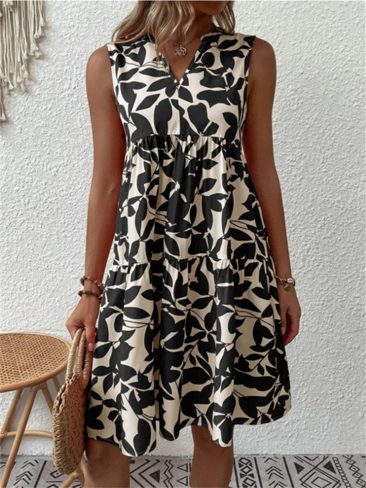 Blooming Flowy Mini Dress
