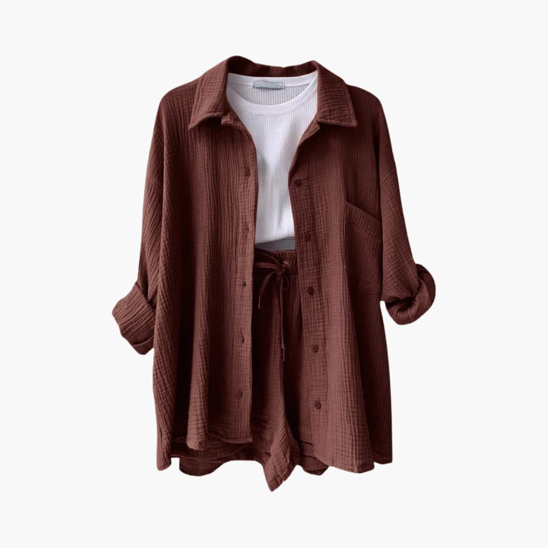 Conjunto a juego estilo relajado y chic