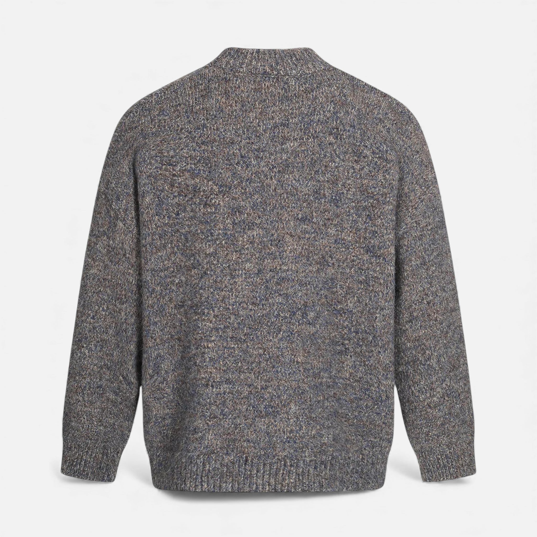 Maglione da uomo effetto lana con scollo rotondo