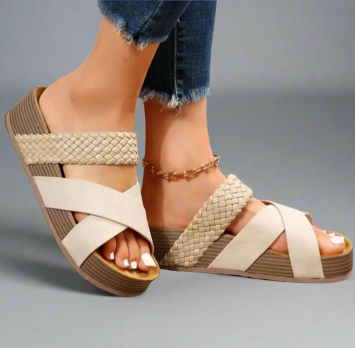Orthopedic Support Sandals with Flexible Sole