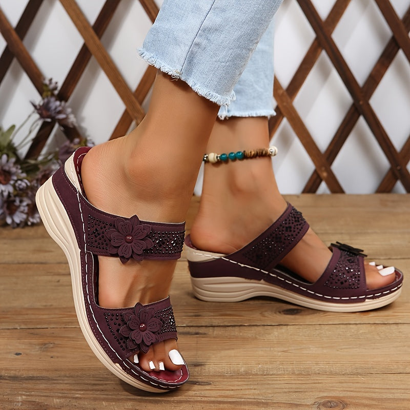 Wedge Slide Comfort Sandals