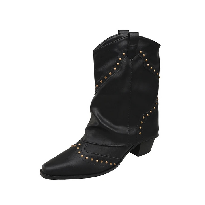 Studded Western Style Boots