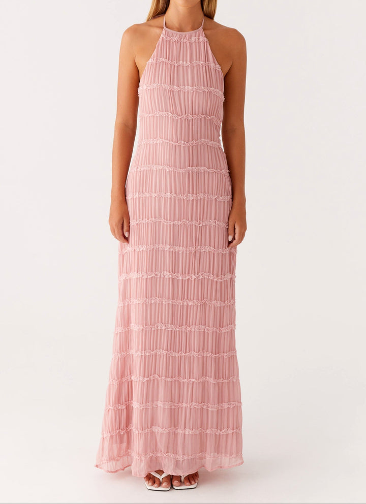 Elegant Halter Maxi Dress
