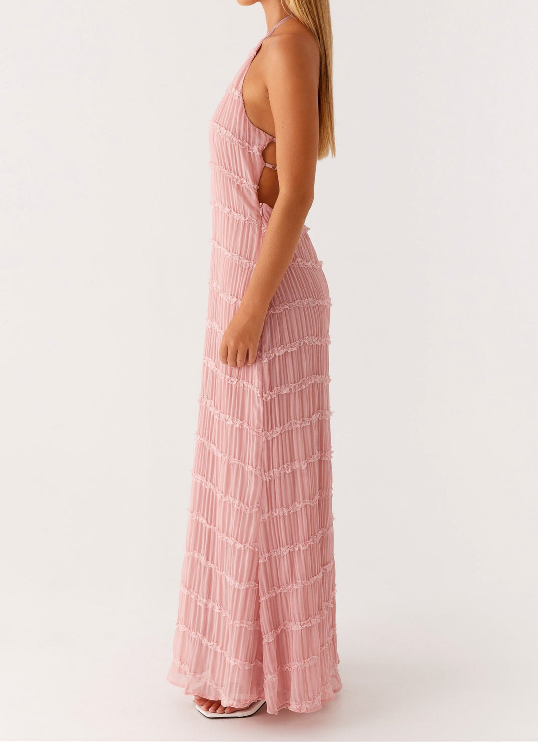 Elegant Halter Maxi Dress