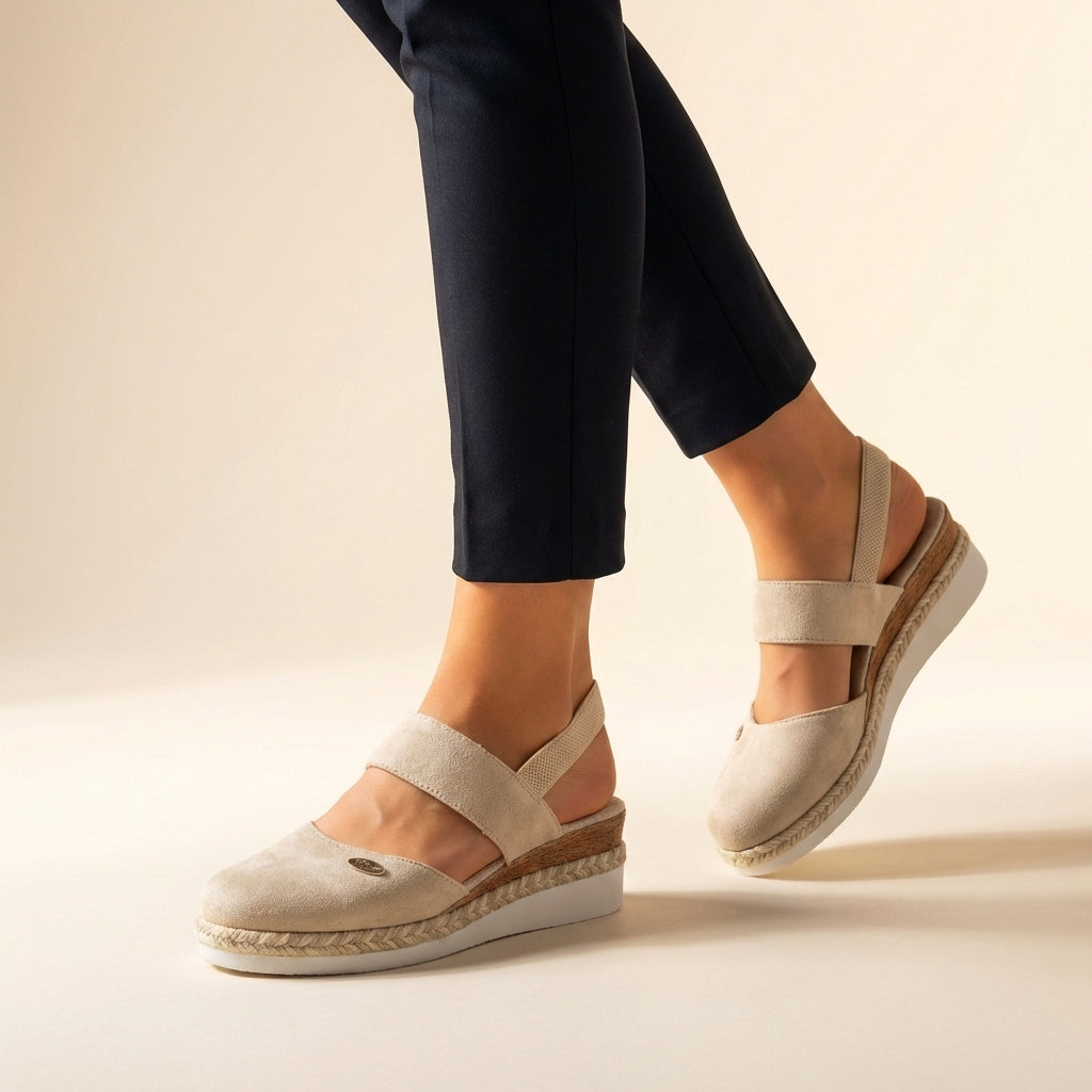 Sandalias ortopédicas de ajuste cómodo para mujer
