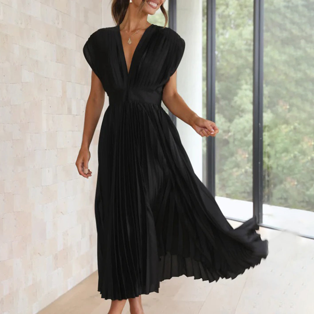 Vestido largo para invitada de boda Soft Flow con ajuste elegante
