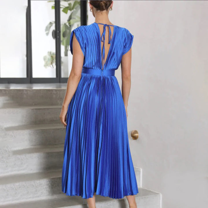 Vestido largo para invitada de boda Soft Flow con ajuste elegante