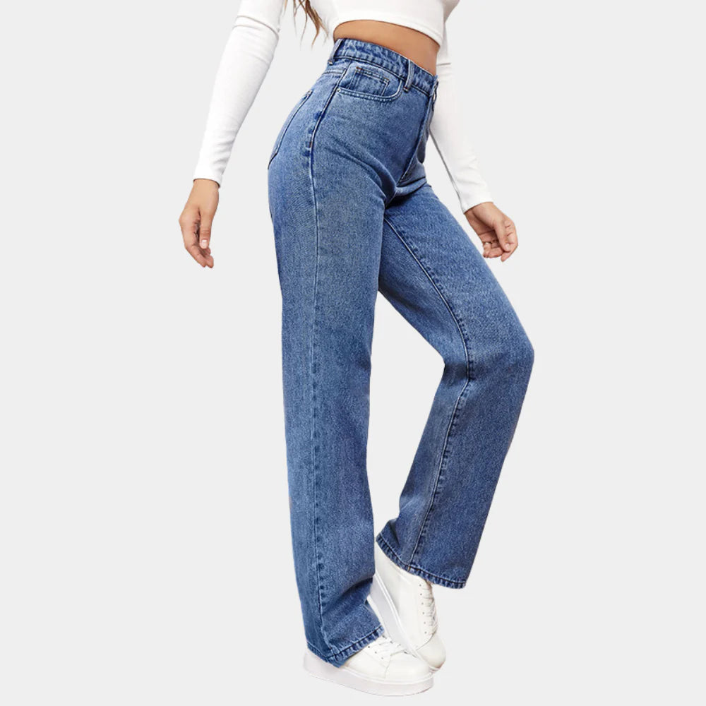 Women's Trendy Straight-Leg Baggy Jeans