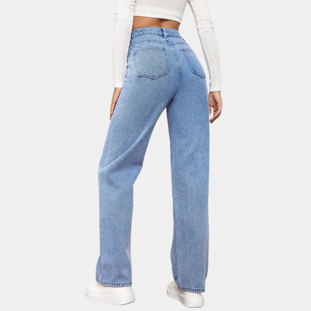 Women's Trendy Straight-Leg Baggy Jeans