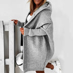 Hooded Knit Cardigan