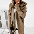 Hooded Knit Cardigan