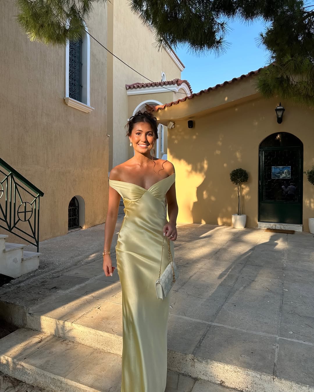 Lace Off-Shoulder Evening Maxi Dress for Wedding Guests