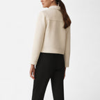 Chaqueta de invierno elegante para mujer con cremallera