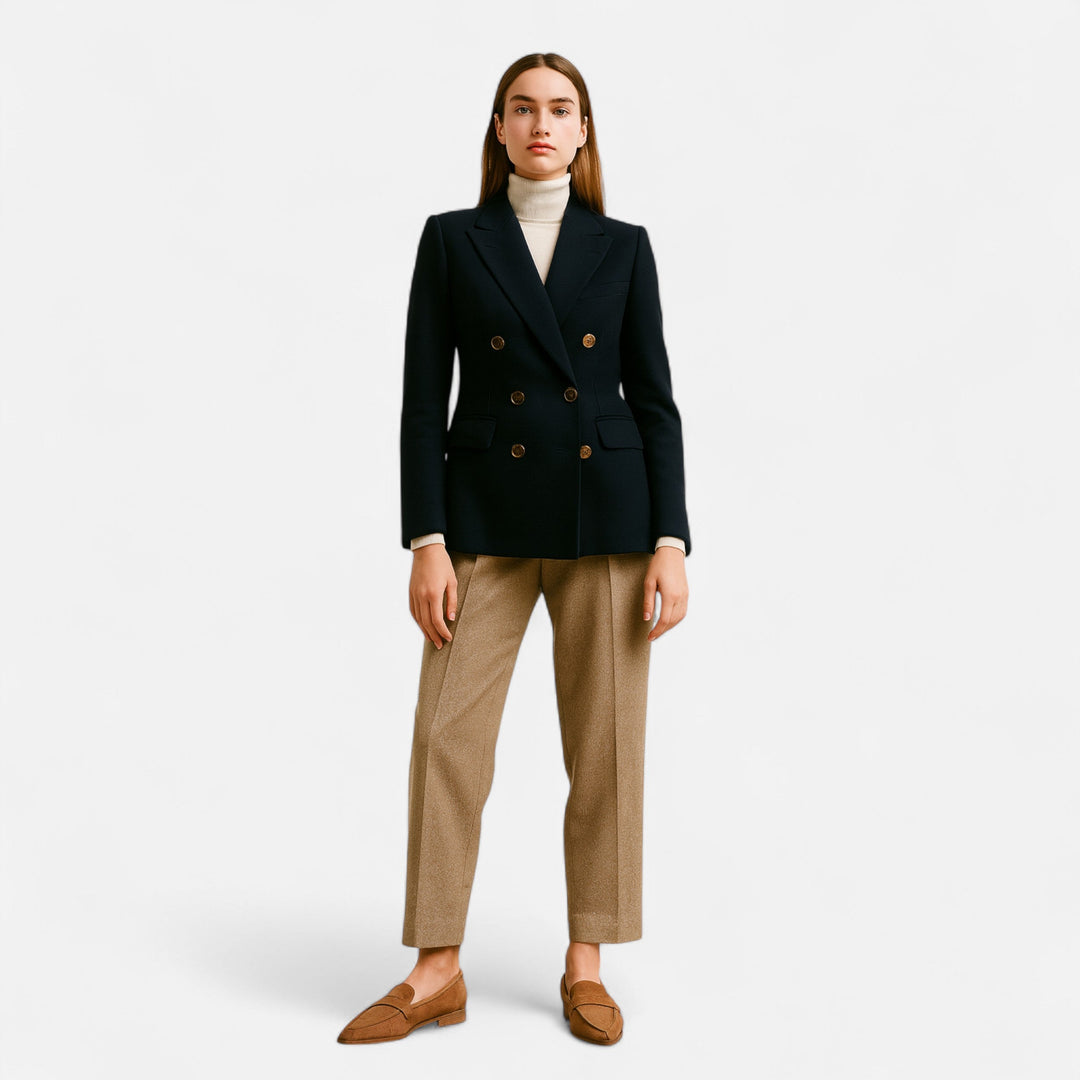 Mocassini classici da donna slip-on formali da lavoro con punta appuntita