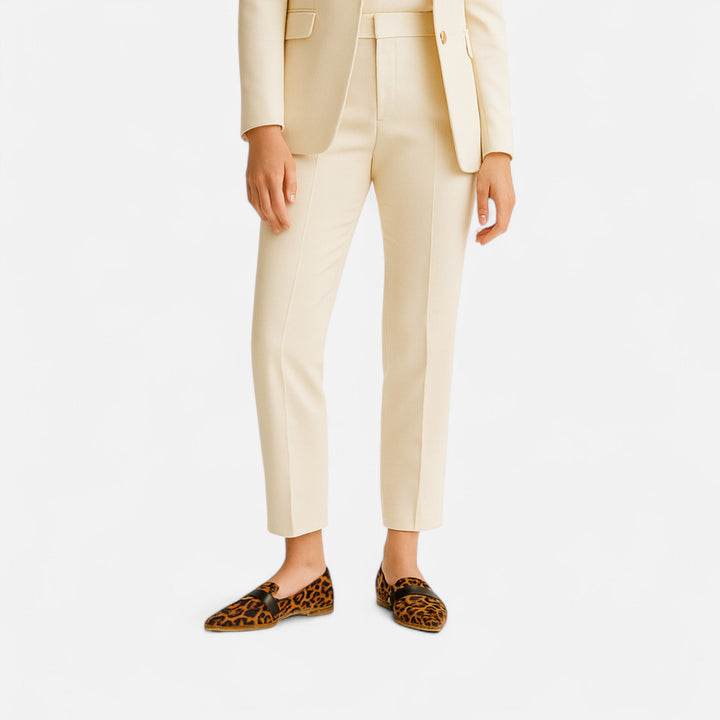 Mocassini classici da donna slip-on formali da lavoro con punta appuntita