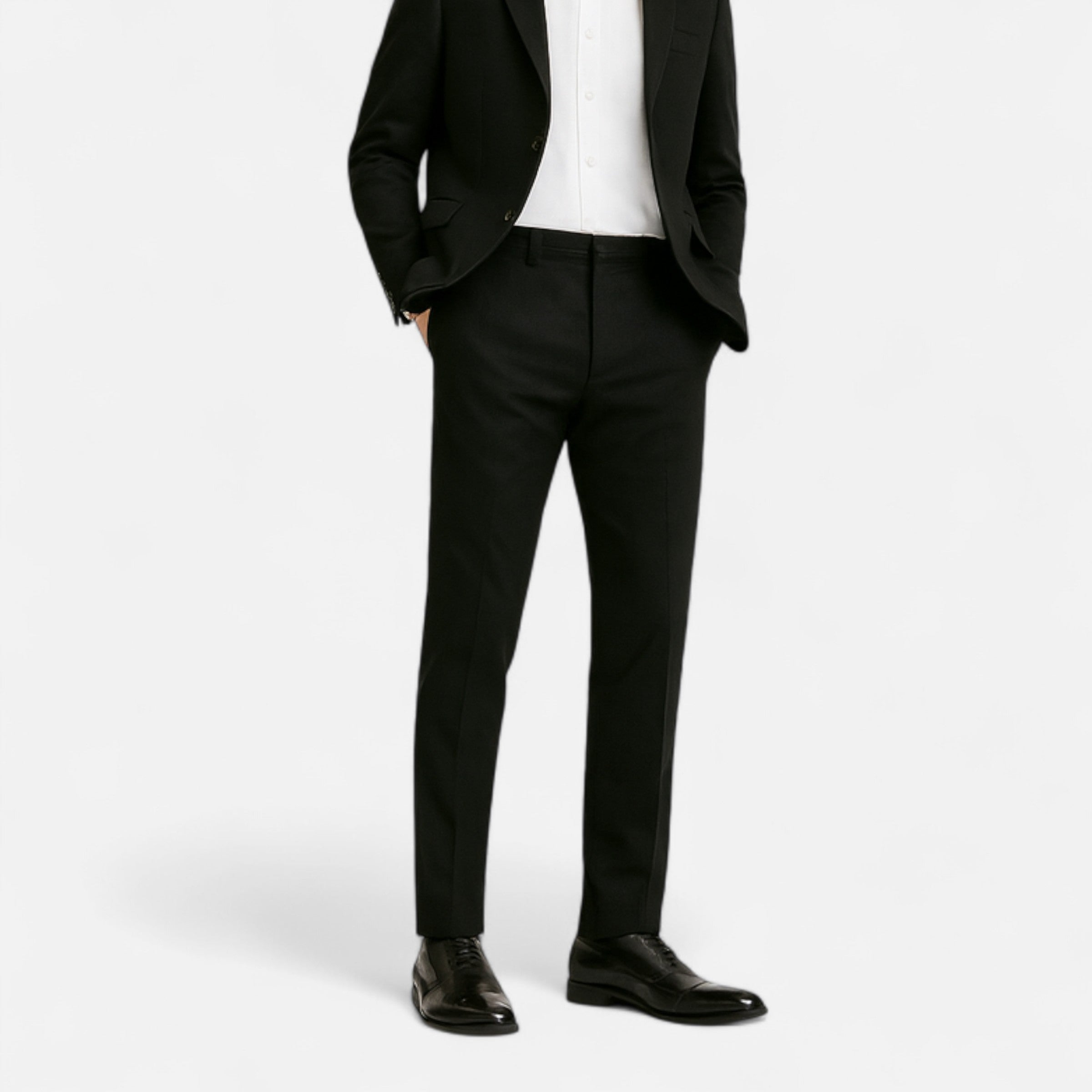 Zapatos formales tallados para hombre con suela antideslizante