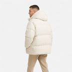 Chaqueta acolchada para hombre con capucha desmontable