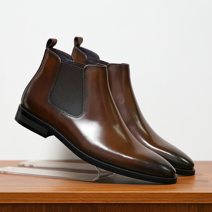 Timeless Smart-Casual Everyday Leather Chelsea Boots for Men