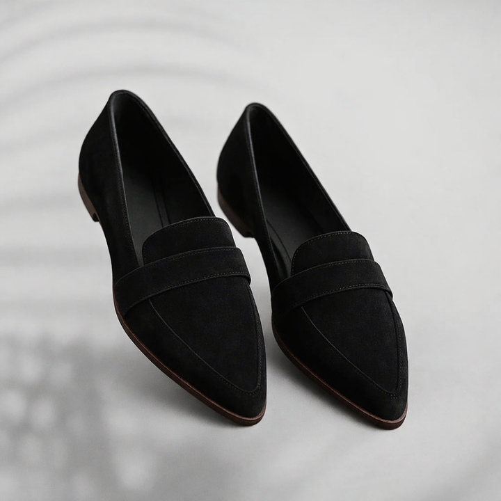 Mocasines cómodos de punta elegante