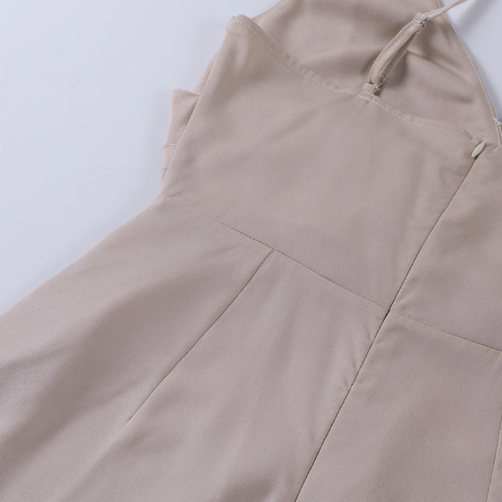 Vestido de Noche Maxi con Cuello Cruzado