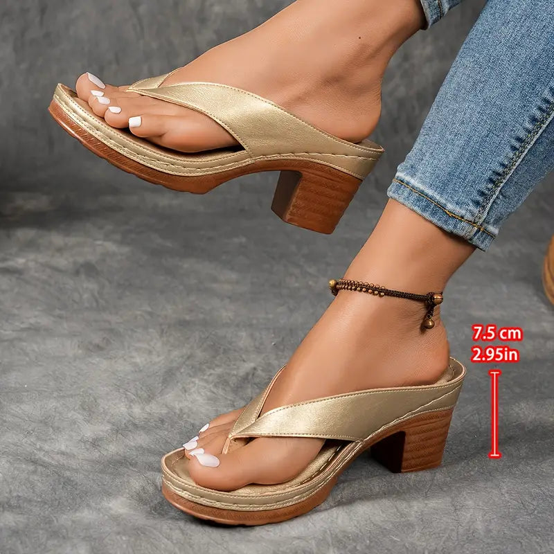 Orthopedic Heel Slippers with Soft Support