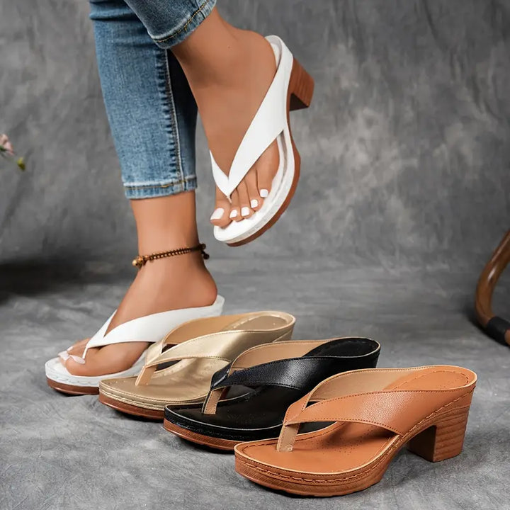Orthopedic Heel Slippers with Soft Support