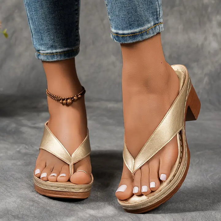 Orthopedic Heel Slippers with Soft Support