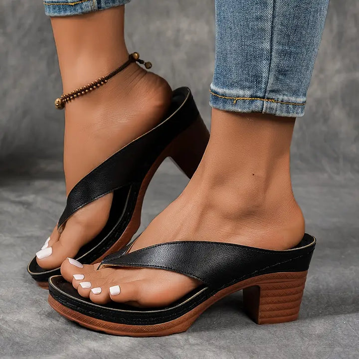 Orthopedic Heel Slippers with Soft Support