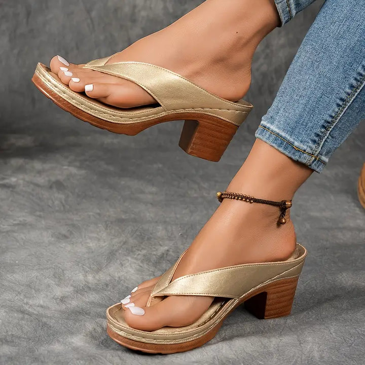 Orthopedic Heel Slippers with Soft Support
