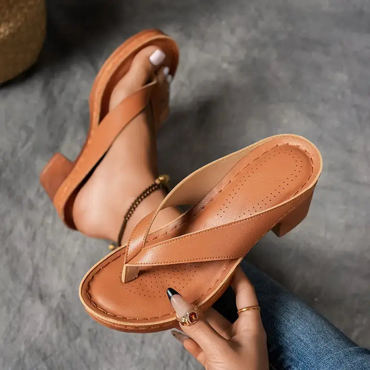 Orthopedic Heel Slippers with Soft Support