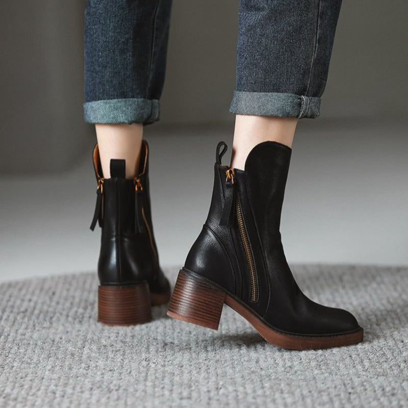 Botas minimalistas cómodas para el tobillo