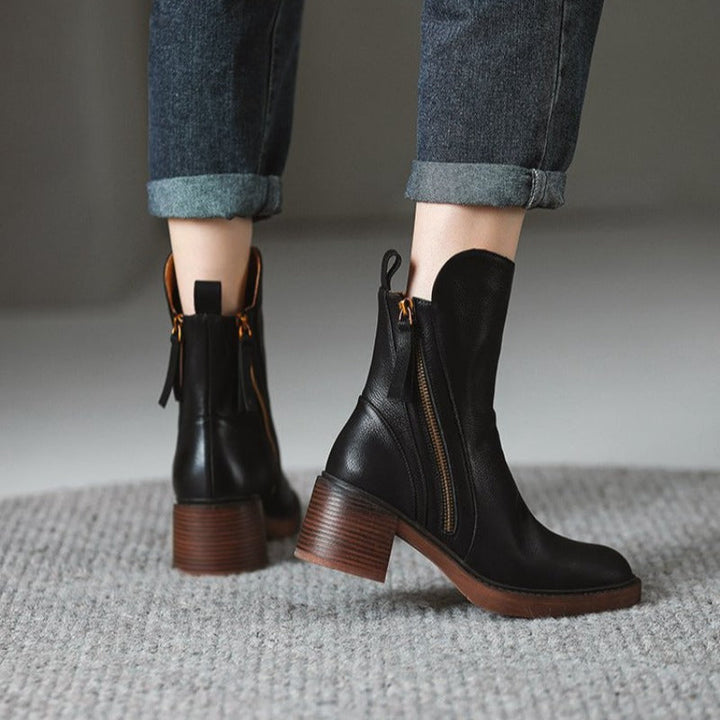 Botas minimalistas cómodas para el tobillo