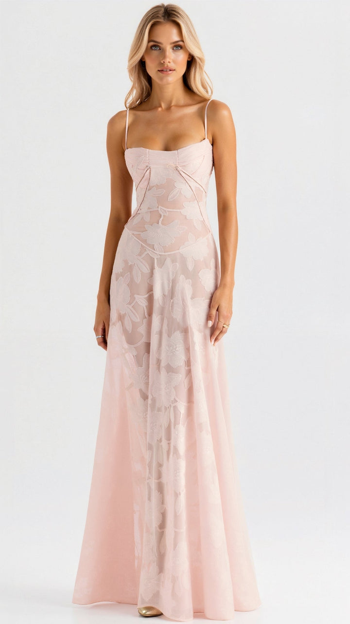 Women's Timeless Harmonious Maxi Wedding Guest Dress