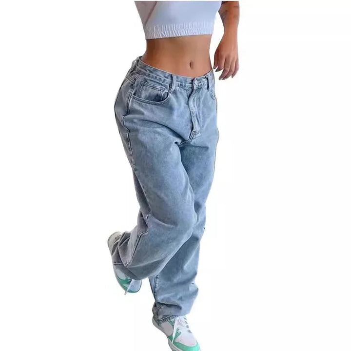 Women's Timeless Outdoor baggy jeans in Mid-Rise Waist