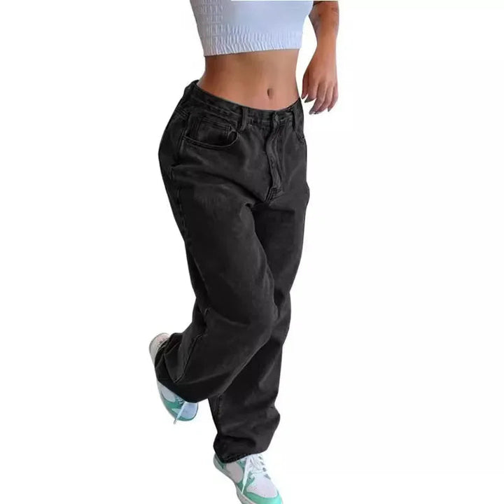 Women's Timeless Outdoor baggy jeans in Mid-Rise Waist