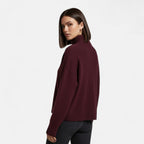 Maglione Vintage da Donna con Collo Alto – Calore Classico Invernale