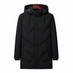 Parka con capucha para hombre de mezcla de algodón Heritage