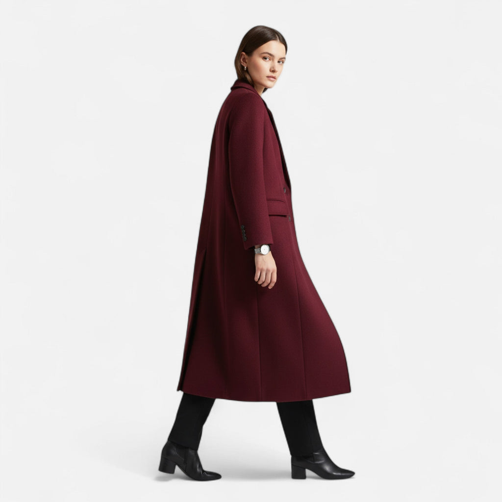 Abrigo trench elegante para mujer