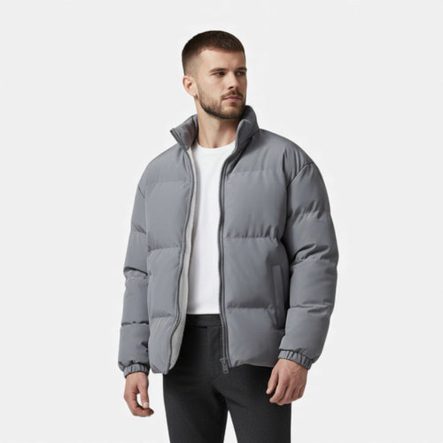 Men's Lambswool Plush Puffer Jacket