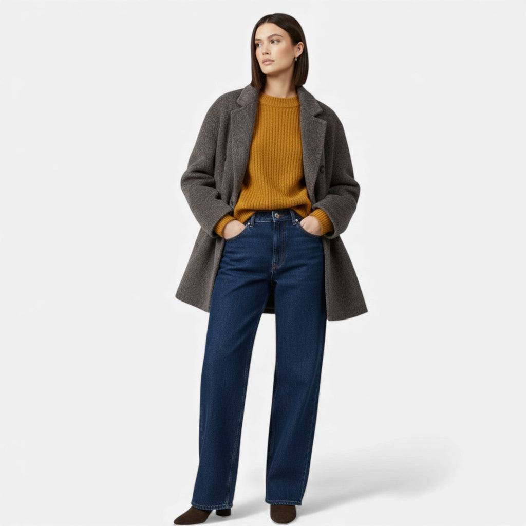 Women’s Classic Wool-Blend Winter Coat